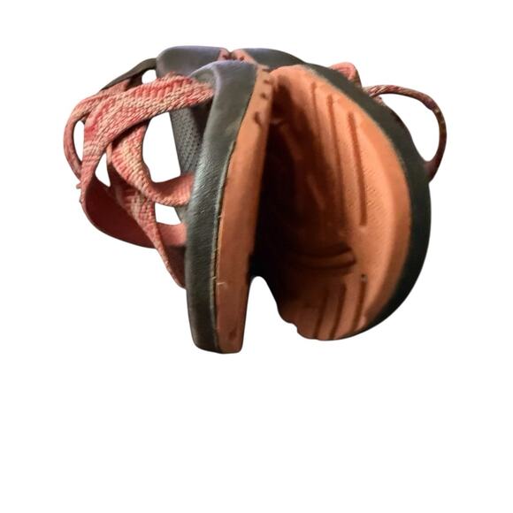 Chaco ZX Womens Pink Brown Striped Double Strap Outdoor Hiking Camping Sandals 7 - Picture 7 of 9